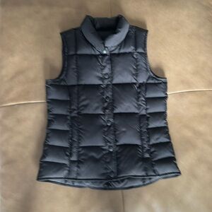 Women’s Lands’ end black puffer vest